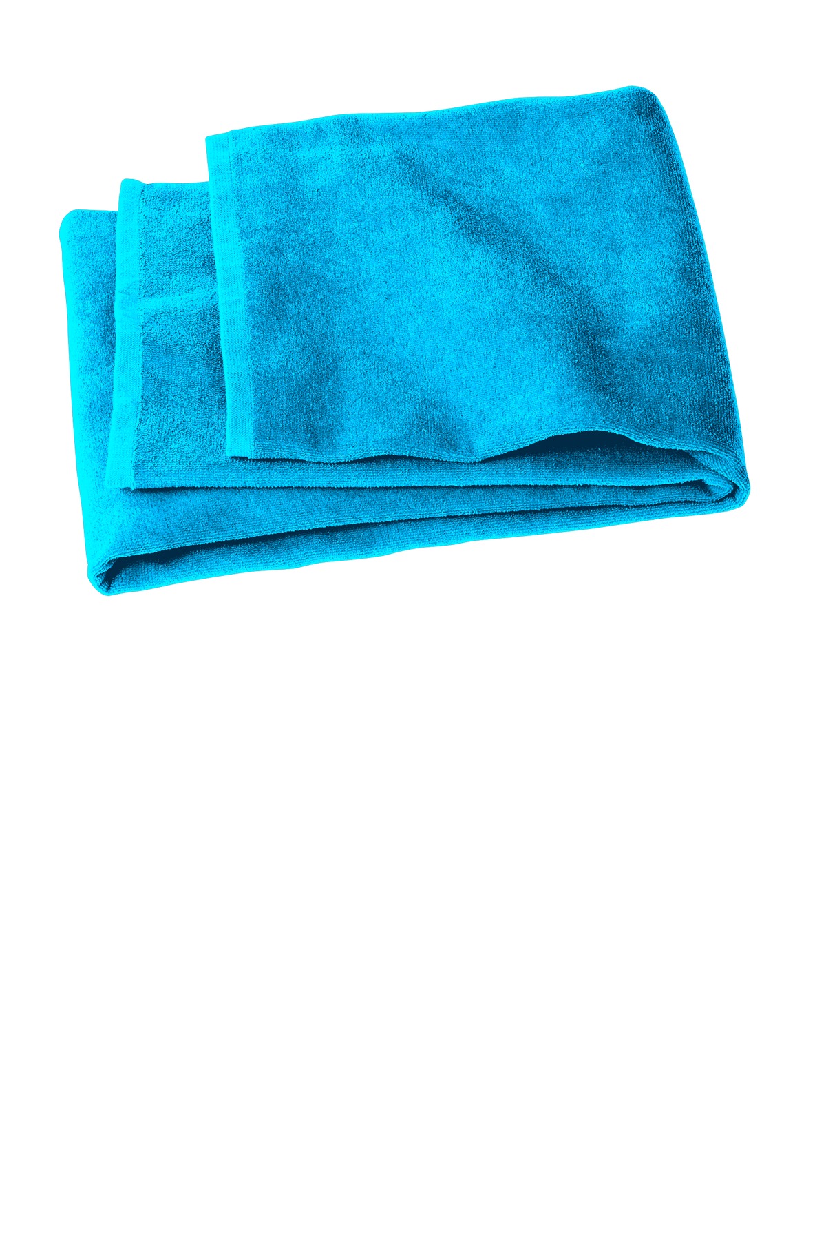 Port Authority PT44 Value Beach Towel in Turquoise size OSFA | Cotton