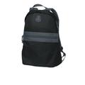 Port Authority BG202 Nailhead Backpack in Nearly Black/Smoke Grey size OSFA | Polyester