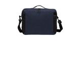 Port Authority BG309 Vector Briefcase in Navy Blue Heather size OSFA | Polyester Blend