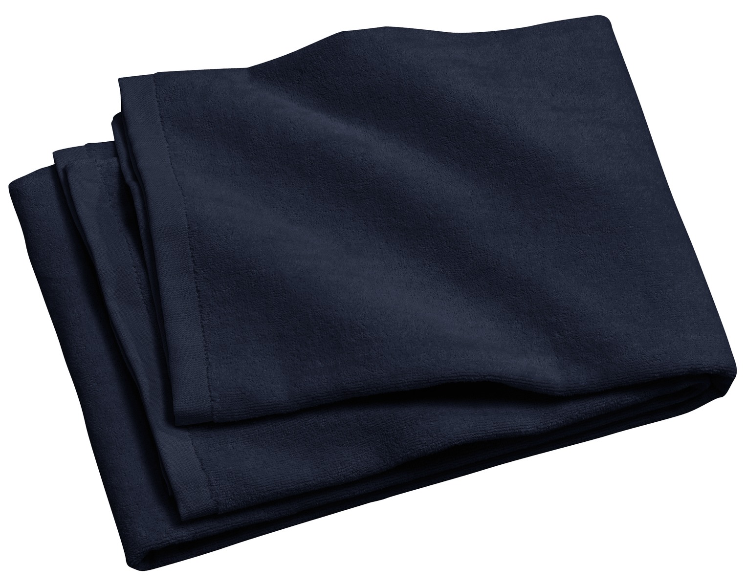 Port Authority PT42 Beach Towel in Navy Blue size OSFA | Cotton