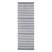 Blue/Gray 30 x 0.25 in Area Rug - LOOMY Pebble Striped Handmade Handwoven Blue Gray Indoor/Outdoor Area Rug Recycled P.E.T. | Wayfair