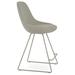 sohoConcept Gazel Wire Stool Upholstered/Metal in Gray | 43 H x 21 W x 22 D in | Wayfair GAZ-WIR-GLD-BAR-006