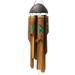 Cohasset Gifts & Garden Frog Wind Chime Wood in Brown | 36 H x 6 W x 6 D in | Wayfair 141