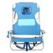 Ostrich Reclining Beach Chair Metal in Blue | 34.06 H x 2.94 W x 29.13 D in | Wayfair LCCOYB-2000B