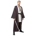 Cosplaysky Star Wars Jedi Robe Costume OBI-Wan Kenobi Halloween Outfit, X-Large, Brown