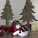 Northlight Seasonal 10" Fallen Ice Skating Snowman Christmas Figure Plastic | 7.75 H x 10 W x 9 D in | Wayfair NORTHLIGHT NS88255