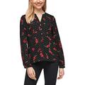 s.Oliver Damen 120.10.011.12.130.2053368 T-Shirt, Black Floral AOP, 40