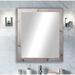 Uecker Traditional Bathroom/Vanity Mirror Wood in Brown/Gray Laurel Foundry Modern Farmhouse® | 30 H x 14 W x 0.75 D in | Wayfair