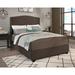 Winston Porter Romeville Low Profile Storage Platform Bed Upholstered/Polyester in Gray | 15 H x 80.5 W x 86 D in | Wayfair