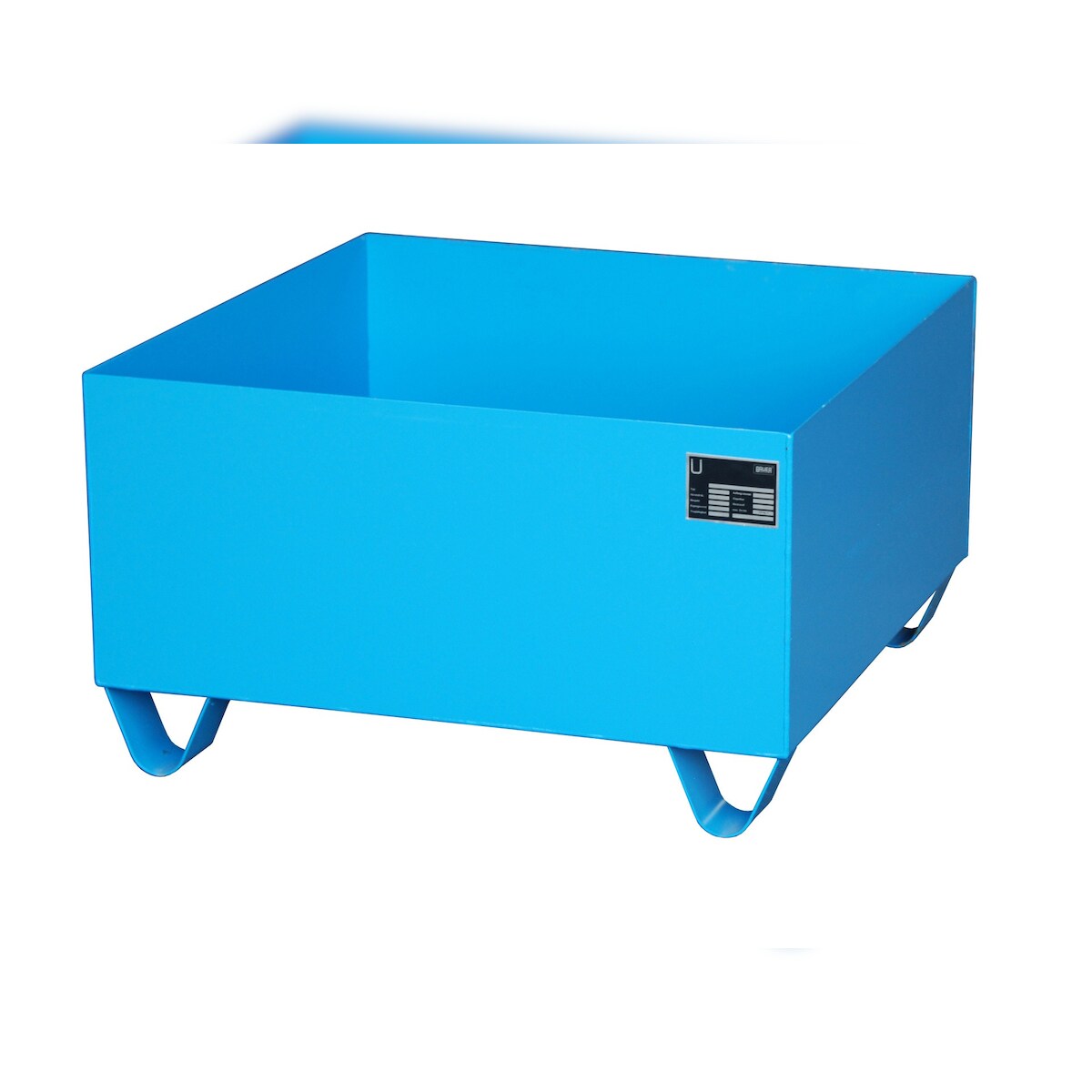 Auffangwanne 2000 lackiert RAL5012 Lichtblau Umwelt Lagertechnik Image