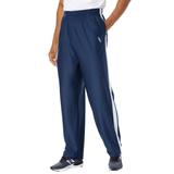 Men's Big & Tall Performance Mesh Side Panel Sweatpants by KingSize in Navy (Size 4XL)