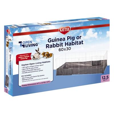 Kaytee 60" L X 30" W Open Pet Living Habitat, 19" H