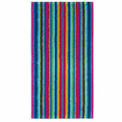 Cawö - Duschtuch 1er Pack 'C Life Style Stripes' Baumwolle Handtücher 1 ct Blau