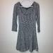 American Eagle Outfitters Dresses | American Eagle Knit Skater Dress | Color: Black/Cream | Size: S