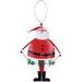 Sunset Vista Designs Co. Ho Ho Ho Hanging Figurine Ornament Set of 2 Metal in Red | 10.5 H x 6 W x 1.5 D in | Wayfair MF296