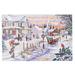 The Holiday Aisle® Winter Wonderland Triple Hinged Tabletop Print | 34 H x 31 W x 10 D in | Wayfair 88EBDE55C22A4C5EA19BD1EA9F1F35DA