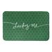 The Holiday Aisle® Azbane Bath Rug Polyester in Green | 21 W x 34 D in | Wayfair 364601CAF64B4AAEBE71EFC761B59EE2