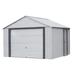 Arrow Murryhill 14 ft. W x 22 ft. D Metal Storage Shed in Brown/Gray/White | 116 H x 169 W x 260.75 D in | Wayfair BGR1421FG
