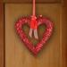 The Holiday Aisle® Bead Glitte Valentine Heart Plastic in Red | 17.2 H x 11.4 W x 2 D in | Wayfair B59B88F7EA234C708CE1FF3FBB3ADE2B