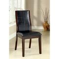 Latitude Run® Bliven Side Chair Wood/Upholstered in Brown | 39.5 H x 18.5 W x 25.75 D in | Wayfair LTDR3349 40286010