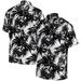 Men's Tommy Bahama Black Jacksonville Jaguars Sport Harbor Island Hibiscus Camp Button-Up Shirt