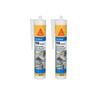 2er-Set Anti-Schimmel Silikondichtstoff Sika Sika seal 108 Sanitär - Weiß - 300ml - Blanc