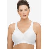 Plus Size Women's MAGICLIFT® SEAMLESS SPORT BRA 1006 by Glamorise in White (Size 50 I)