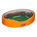 Maroon/Orange Virginia Tech Hokies 23'' x 19'' 7'' Small Stadium Oval Dog Bed