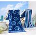 Highland Dunes Lissette 2 Piece 100% Cotton Beach Towel Set in Blue | Wayfair CDAC820CFE2C4D73AE7371BB07210A79