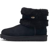 UGG, Winter-Boots Fluff Mini Belted in schwarz, Stiefel für Damen Gr. 36