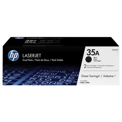 HP CB435AD HP35A Toner Black Doppelpack -A Image