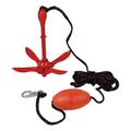Attwood 11969-4 3.5 Lb. Grapnel Folding Iron Anchor Kit - Red