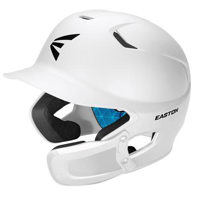 Easton Z5 2.0 Matte Solid Senior Batting Helmet with Jaw Guard White