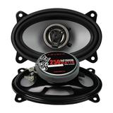 Lot of (2) Crunch CS Series Speakers (4 x 6 Coaxial 250 Watts max)