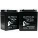 2-Pack Replacement 1994 Yamaha XT225 Serow 225CC Factory Activated Maintenance Free Motorcycle Battery - 12V 6Ah UB-YTX7L-BS