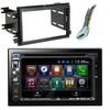 Enrock Dual XDVD256BT Double-DIN 6.2 Touchscreen USB DVD CD MP3 Bluetooth Stereo Car Audio Receiver Scosche FD1426B Dash Install Kit with FD23B Radio Wire Harness Fits 2004-Up Select Ford