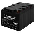 12V 22AH SLA Battery for Mobile Power 400 Watt Power - 4 Pack