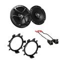 SELECT GM VEHICLES COAXIAL CAR COMPONENT SPEAKERS W/ SPEAKER ADAPTERS AND HARNESS CONNECTOR