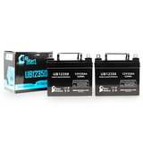 2x Pack - Electric Mobility RASCAL MWD POWER CHAIR Battery Replacement - UB12350 Universal Sealed Lead Acid Battery (12V 35Ah 35000mAh L1 Terminal AGM SLA)