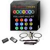 Flashtech LED RGB Multi Color Halo Ring Fog Light Kit For Chevrolet Corvette 05-13 with ColorFuse RF Remote
