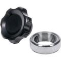 Allstar Performance Black Filler Cap with Weld-In Steel Bung - Small