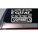 Squirrels all hunters equal 6 sticker *E596* squirrel dog box live trap feeder