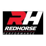 Red Horse Performance 826-10-08-2 RHP826-10-08-2 -10 X -08 (1/2 ) TEE WITH THREAD ON THE RUN - BLACK