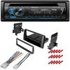 KIT328 Bundle with Pioneer Bluetooth Car Stereo and complete Installation Kit for 2009-2013 Honda Fit Single Din Radio CD/AM/FM Radio in-Dash Mounting Kit