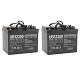 UB12350 12V 35AH Internal Thread Battery for Alpha Unlimited TRICART - 2 Pack