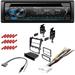 KIT2585 Bundle with Pioneer Bluetooth Car Stereo and complete Installation Kit for 2008-2015 Nissan Titan w/Base Radio Single Din Radio CD/AM/FM Radio in-Dash Mounting Kit