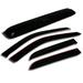 TuningPros WSVT2-696 Window Visor and Sunroof Type 2 For 2002-2008 Jaguar Jaguar X-Type - Outside Mount 5 Pcs Set