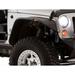 Bushwacker by RealTruck Jeep Flat Style Rear Fender Flares | 2-Piece Set Black Textured Finish | 10064-07 | Compatible with 1984-2001 Jeep Cherokee