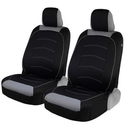 Front seat covers fit Fiat Doblo  black/grey  Leatherette 