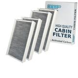HQRP 4-Pack Carbon A/C Cabin Air Filters for FRAM CF10103 Replacement